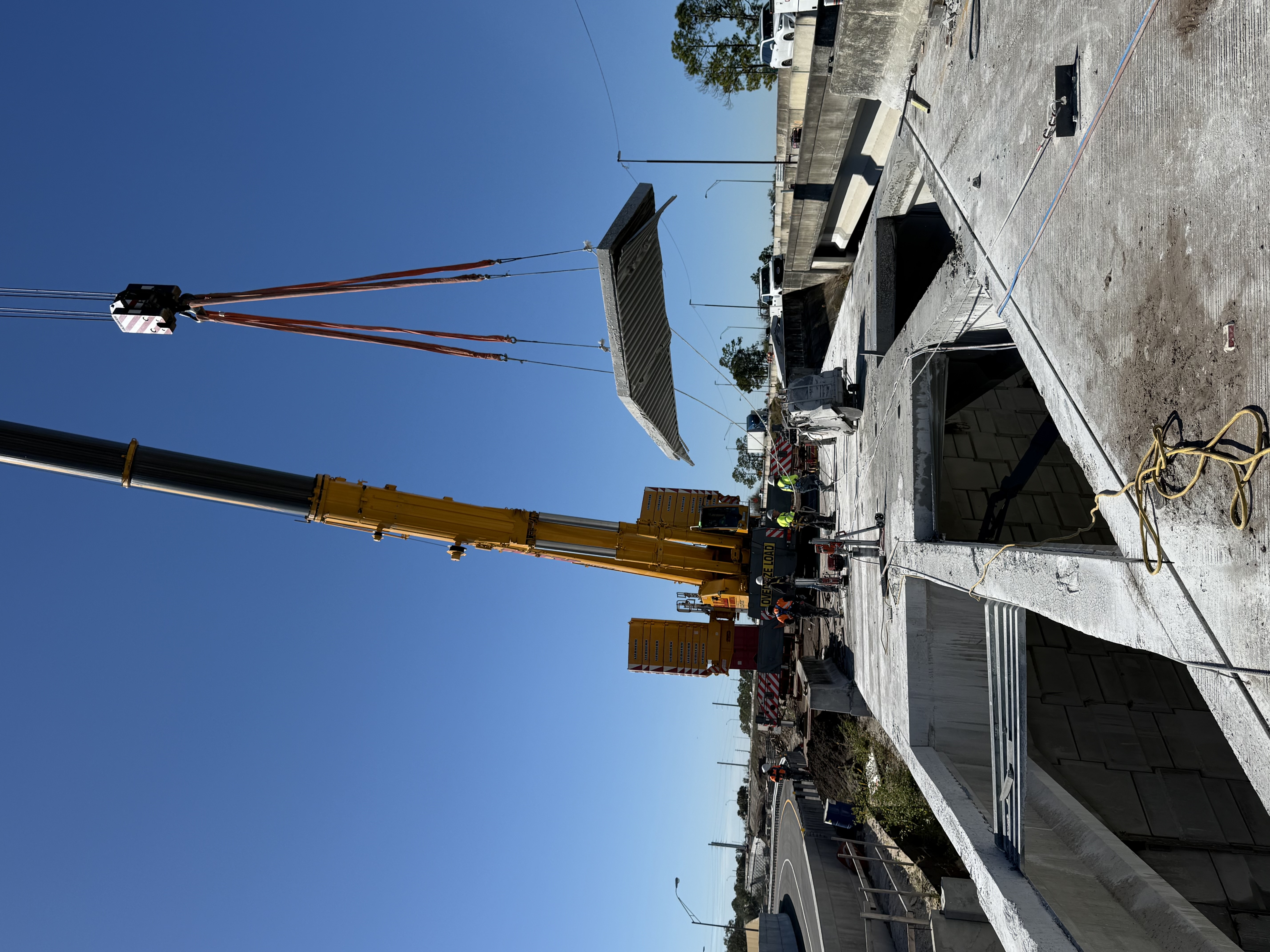 Bridge demolition concrete project in Florida by All Around Concrete