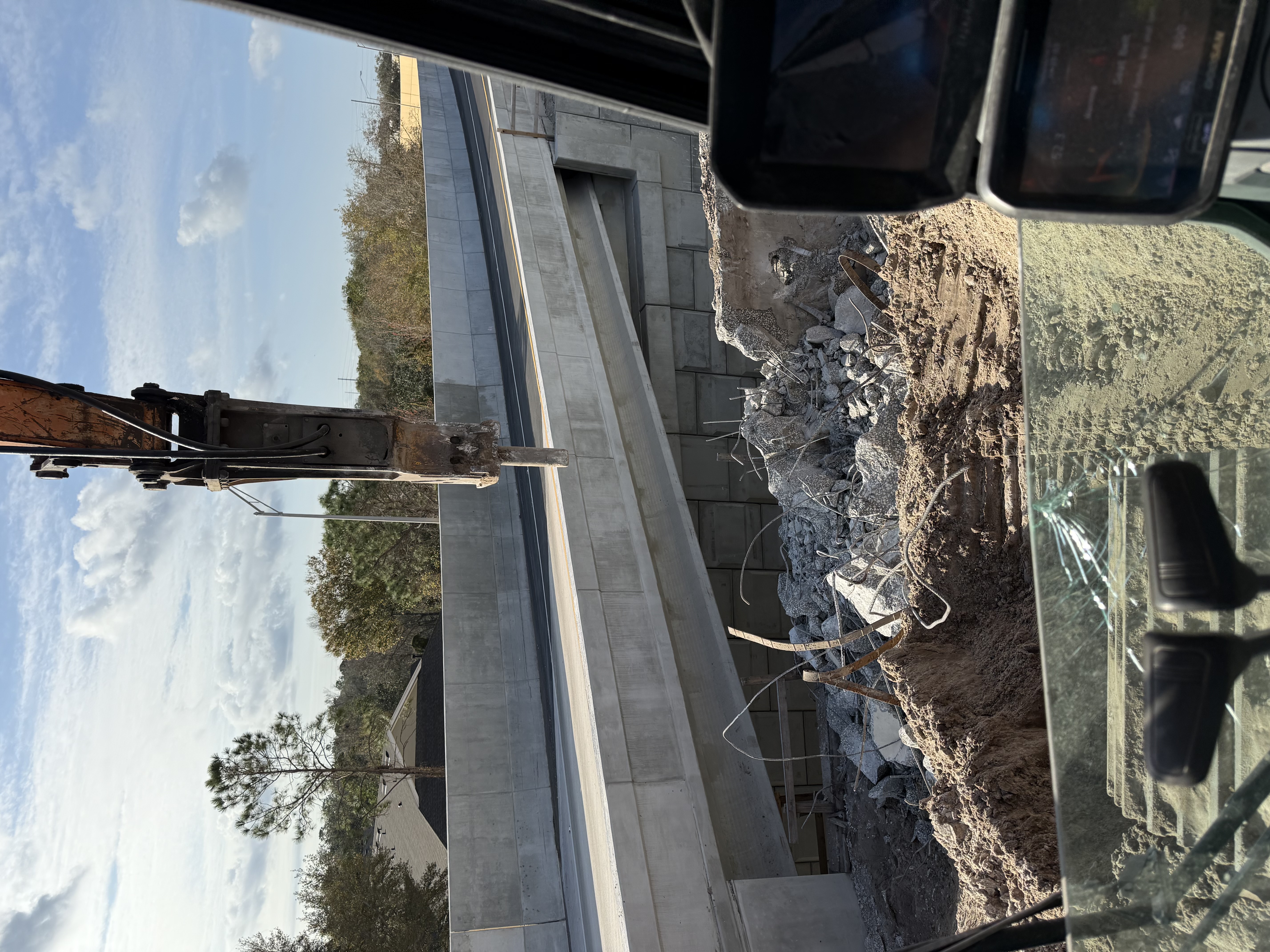 Bridge demolition concrete project in Florida by All Around Concrete