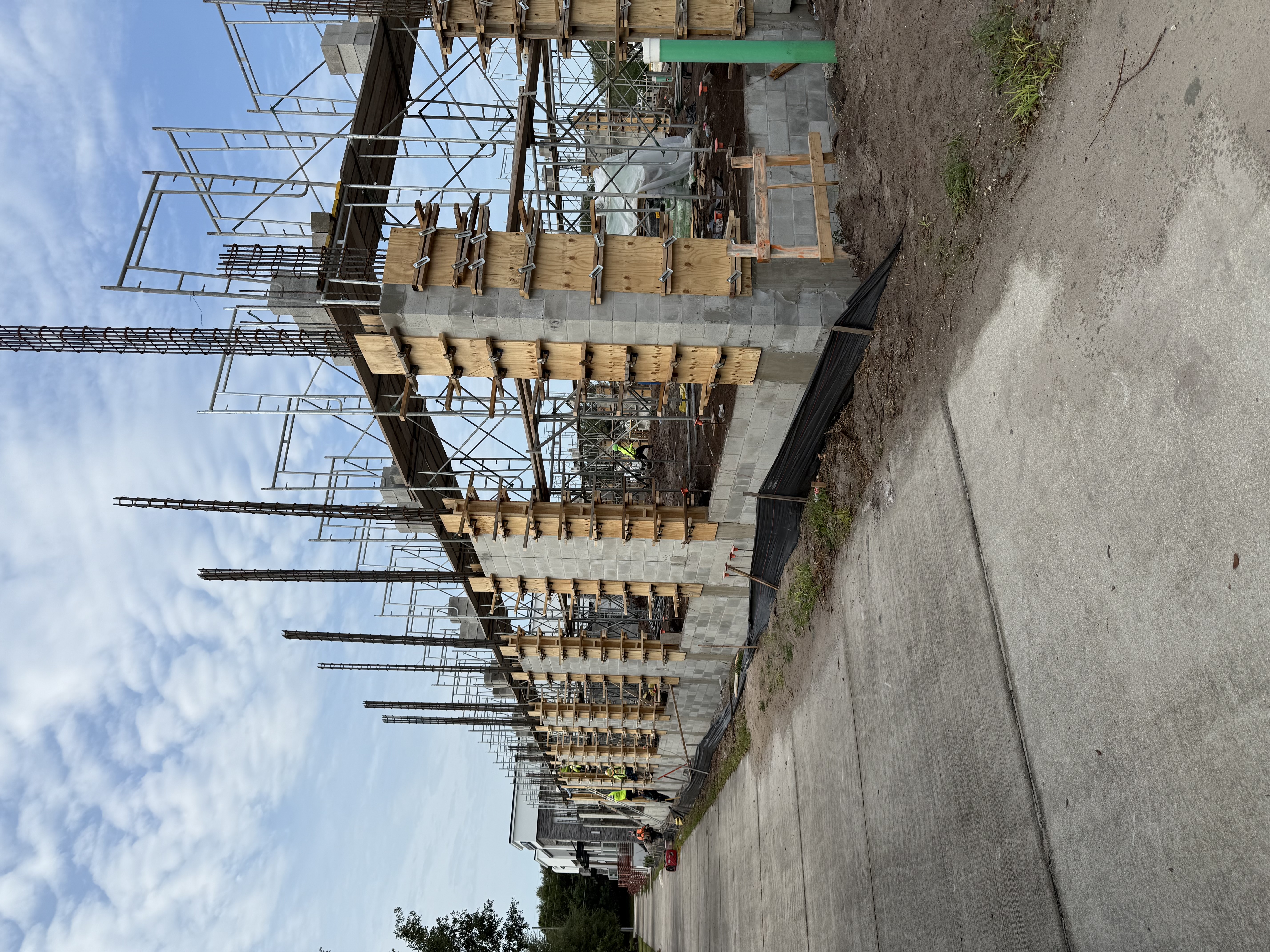 Cast in place masonry concrete project in Florida by All Around Concrete