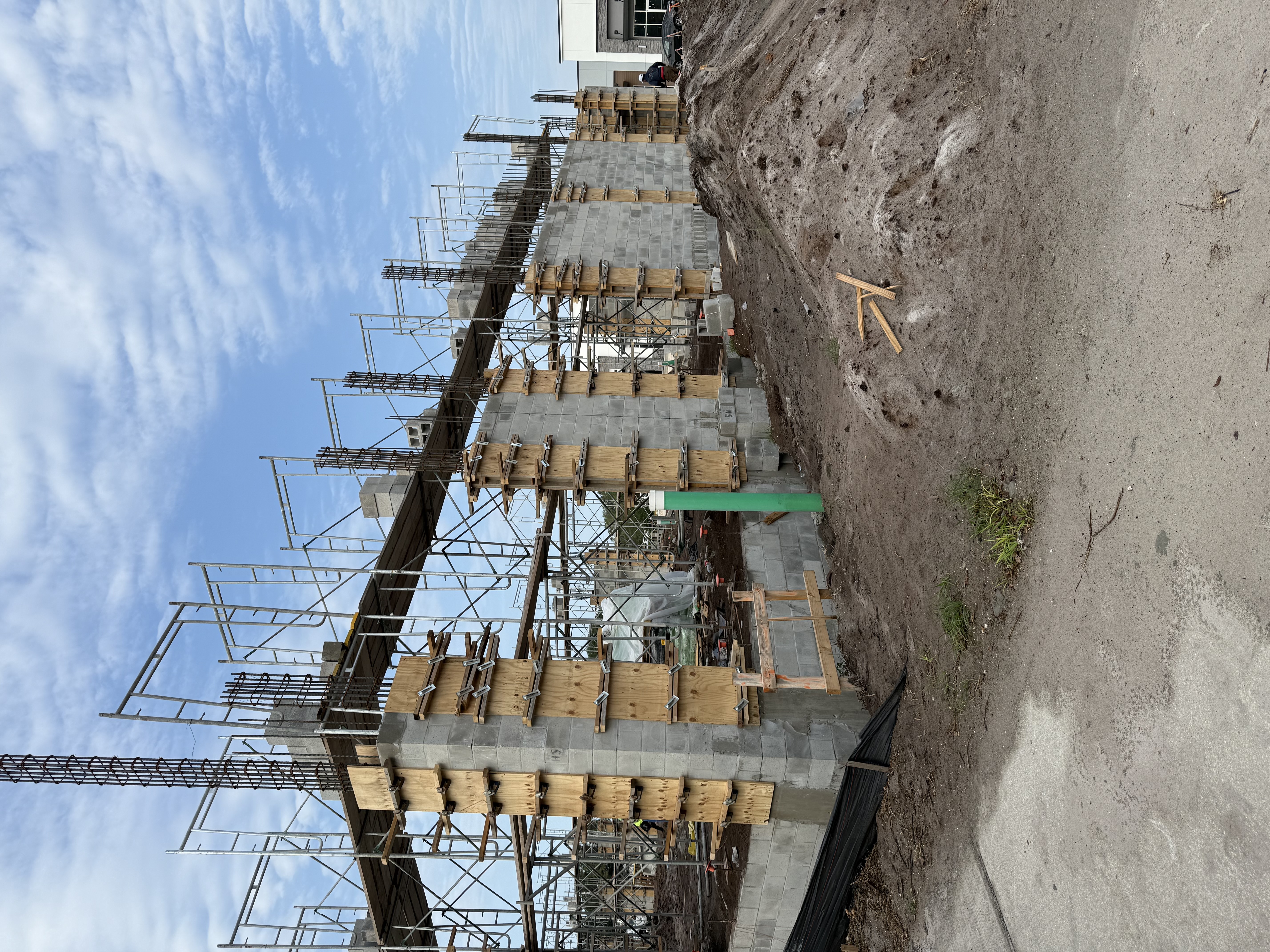 Cast in place masonry concrete project in Florida by All Around Concrete