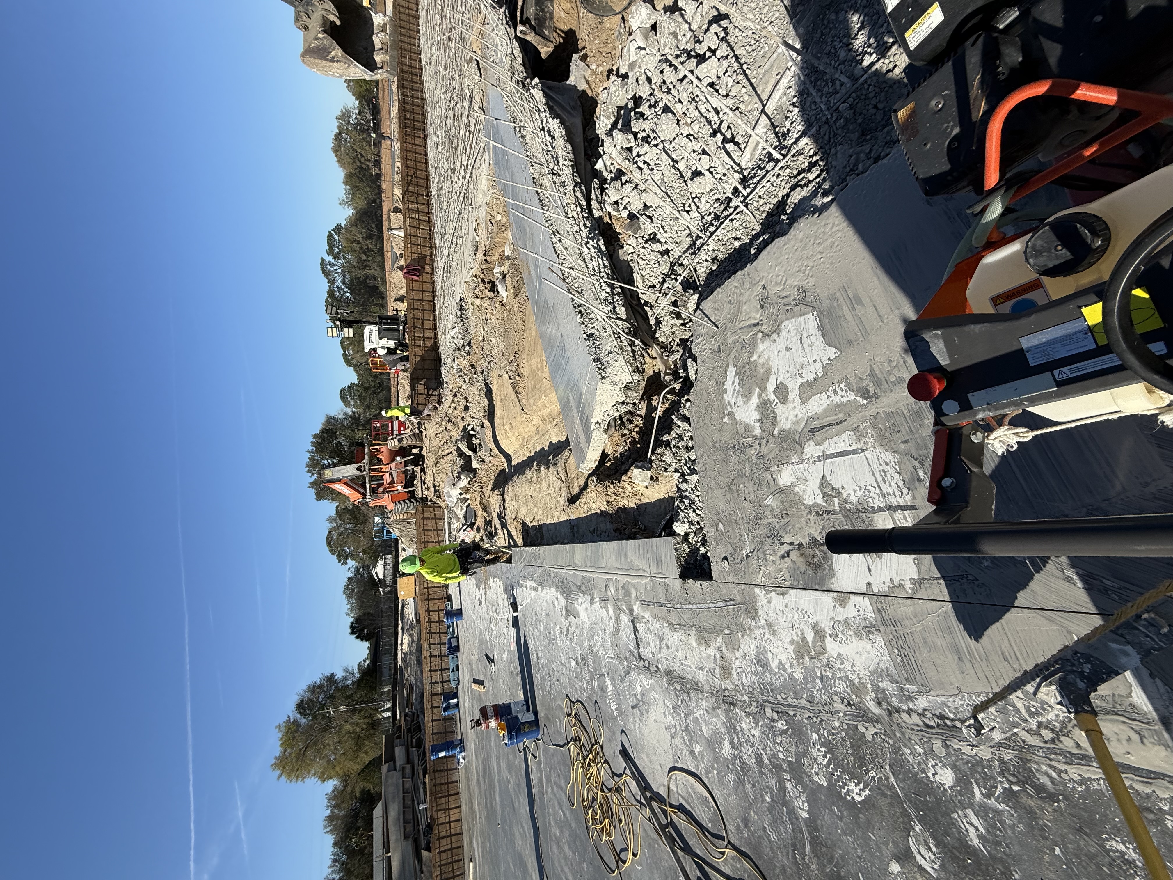 Commercial concrete demolition project in Florida by All Around Concrete