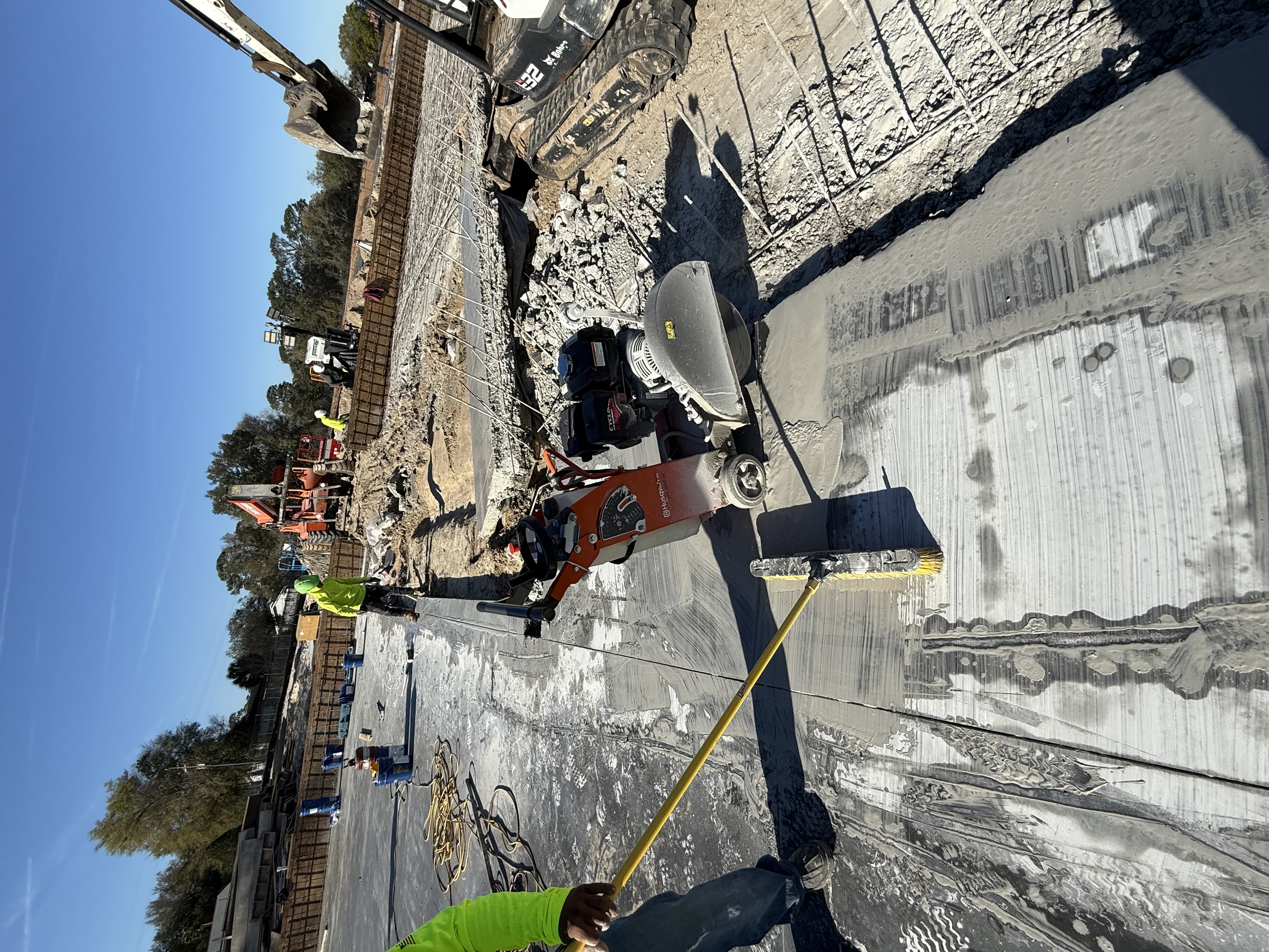 Commercial concrete demolition project in Florida by All Around Concrete