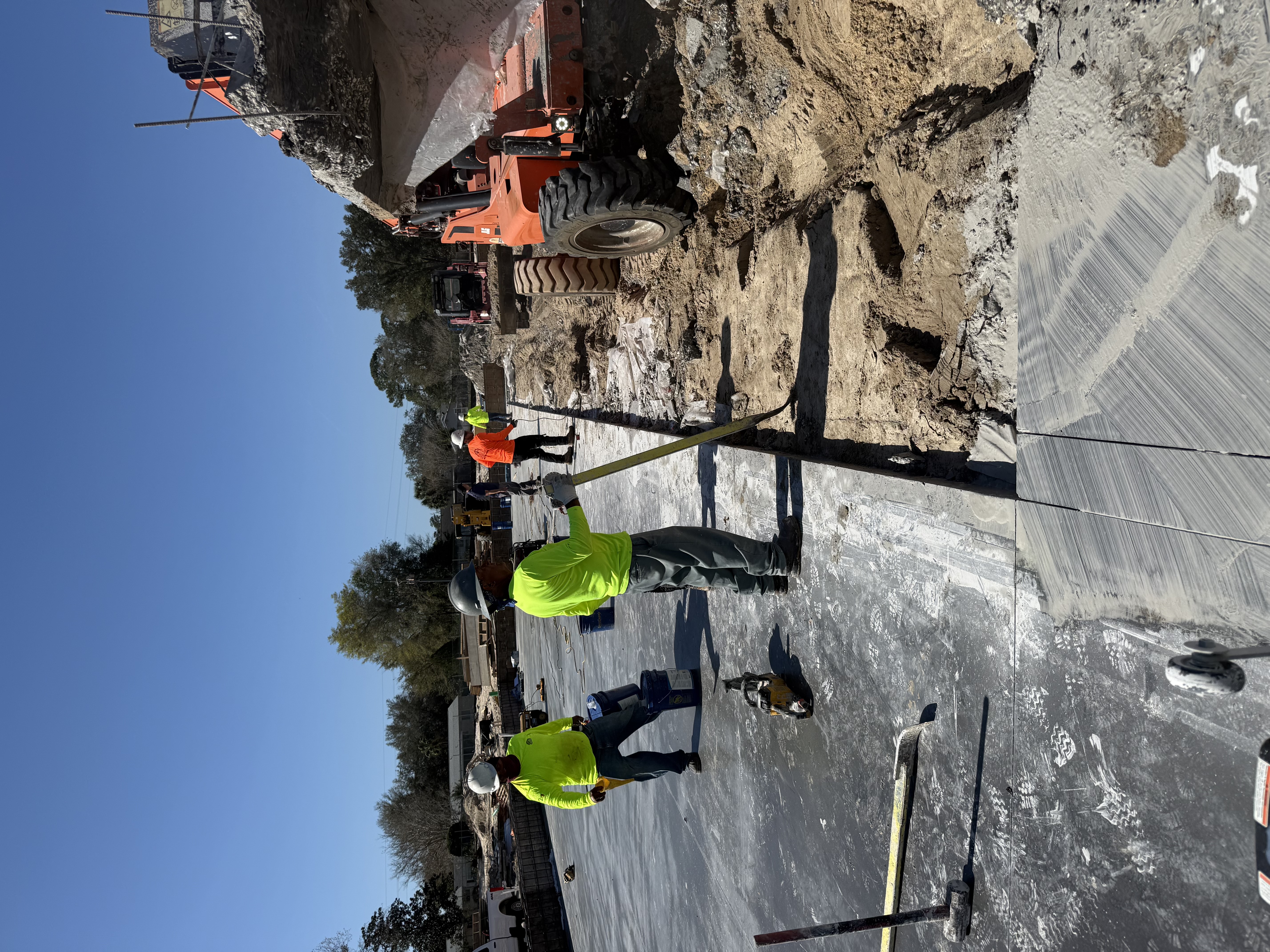 Commercial concrete demolition project in Florida by All Around Concrete